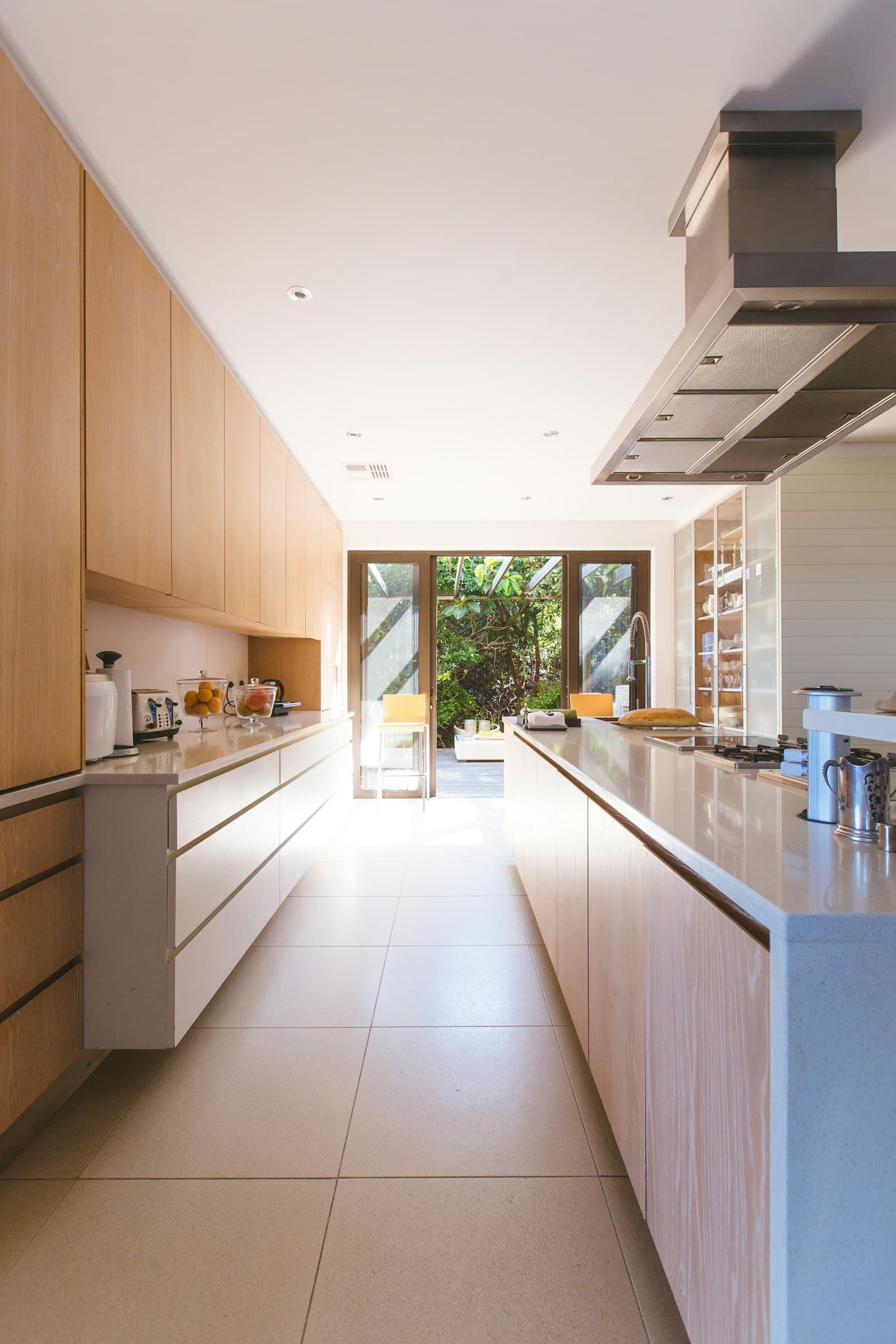 Home interior with windows and natural light